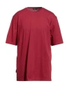 Luxury Lab Milano Man T-shirt Red Size L Cotton In Red