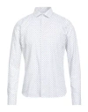 Luxury Man Shirt White Size M Cotton In White
