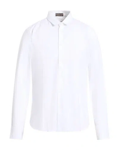 Luxury Man Shirt White Size Xl Cotton, Elastic Fibres