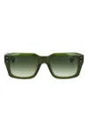 Luxury Supply Grandmaster-nine Square-frame Sunglasses In Green