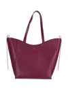 Luxury Supply Noesi Dual-handle Tote Bag In Red