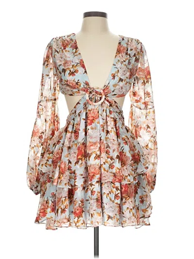 Pre-owned Luxxel Cocktail Dress In White