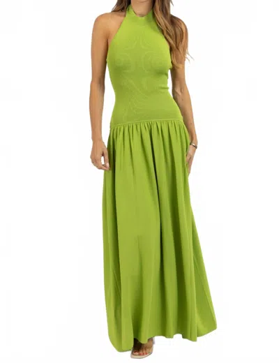Luxxel Indie Maxi Dress In Green