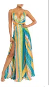 Luxxel Paradise Maxi Dress In Multi In Multi
