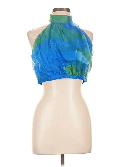 Pre-owned Luxxel Sleeveless Blouse In Blue