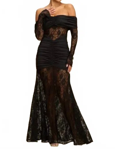 Luxxel Theodora Dress In Black