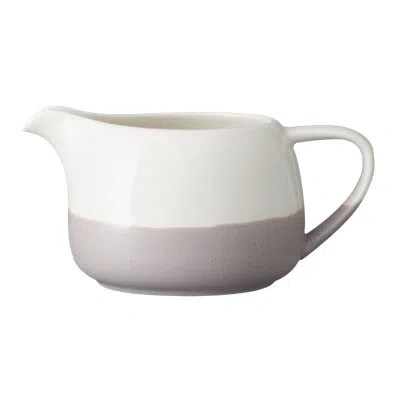 Luzerne Hamptons White Creamer 7 oz By  (case Of 24) (porcelain) In White,gray.