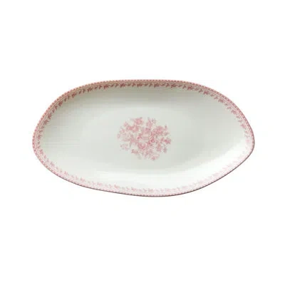 Luzerne Lancaster Pink Oval Plate 9.75 In By  (case Of 36) (porcelain)