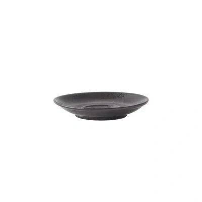 Luzerne Lava 6" Saucer By  (case Of 24) (porcelain) In Black,dark Brown