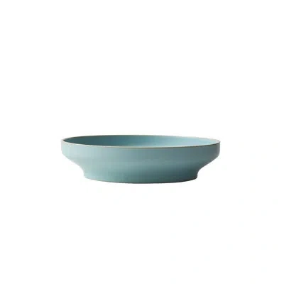 Luzerne Moira Deep Plate 9" By  (case Of 12) (stoneware) In Frosted Blue