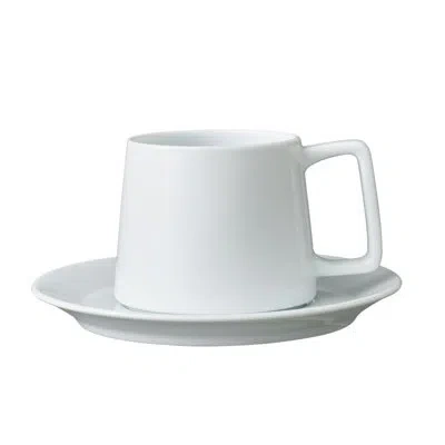 Luzerne Scandi 6 1/4" Saucer For Cappuccino Cup (fits Sd1234030) By  (porcelain) In White