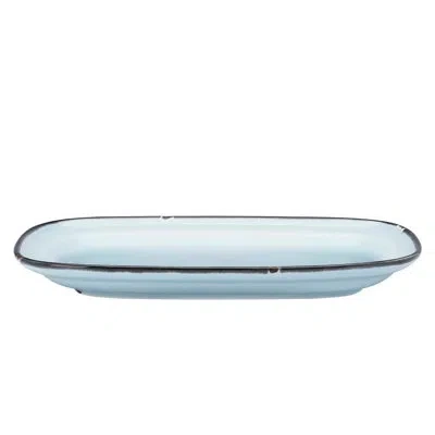 Luzerne Tin Tin Blue 10" X 6" Rectangle By  (case Of 24) (porcelain)
