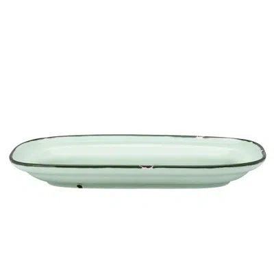 Luzerne Tin Tin Green 10" X 6" Rectangle By  (case Of 24) (porcelain)