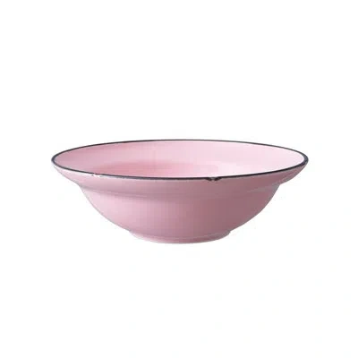 Luzerne Tin Tin Pink 7.5" Rim Soup Bowl By  (case Of 12) (porcelain)