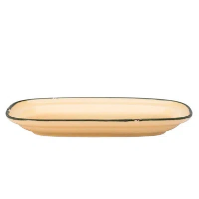 Luzerne Tin Tin Yellow 10" X 6" Rectangle By  (case Of 24) (porcelain)