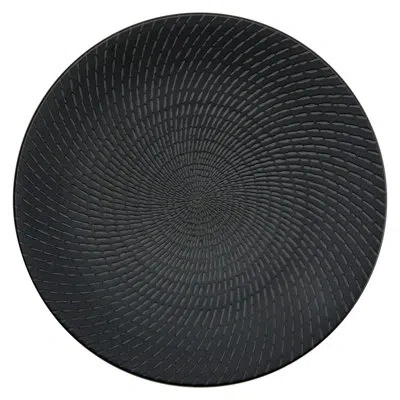 Luzerne Urban Black Round Coupe Plate 12.25 In By  (case Of 12) (porcelain)