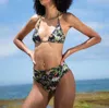 Lvhr Gemma Triangle Bikini Top In Black Botanical In Multi