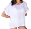 Lvhr Hannah Top In White In White