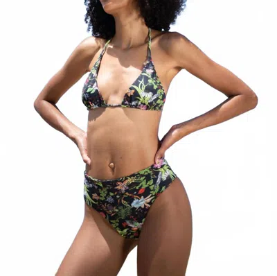 Lvhr Kiera Highwaisted Bottom In Black Botanical