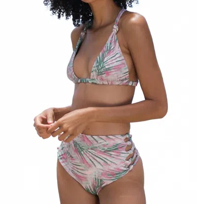 Lvhr Madison Highwaisted Bottom In Palm Print In Multi