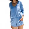 Lvhr Sabina Romper In Indigo In Blue