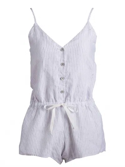 Lvhr Women's Taylor Romper In Pinstripe In Multi