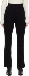 Lvir Black Flared Trousers In Black