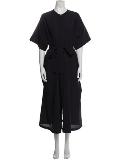 Pre-owned Lvir Crew Neck Long Dress In Multi