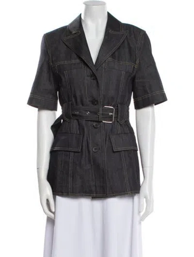 Pre-owned Lvir Denim Jacket In Blue