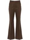 Lvir Flared Trousers In Brown