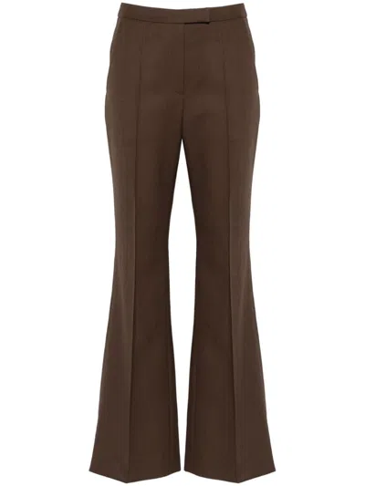 Lvir Flared Trousers In Brown