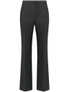 LVIR GREY BOOTCUT TAILORED TROUSERS