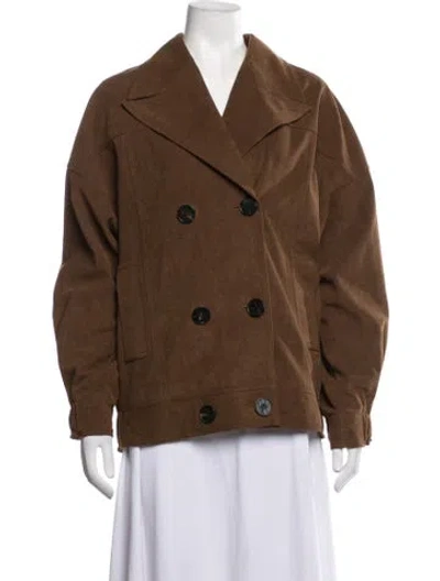 Pre-owned Lvir Jacket In Brown