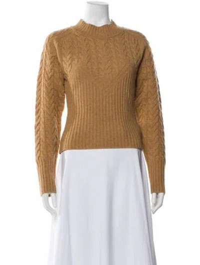 Pre-owned Lvir Merino Wool Crew Neck Sweater In Neutral