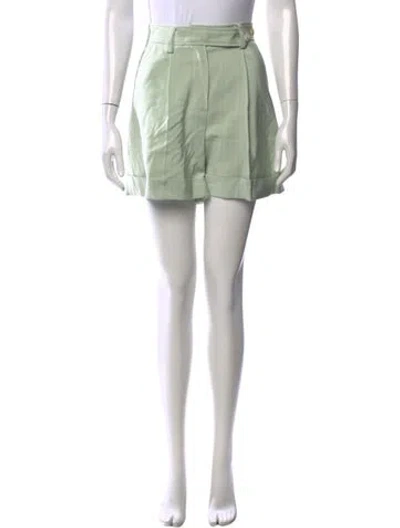 Pre-owned Lvir Mini Shorts In Green