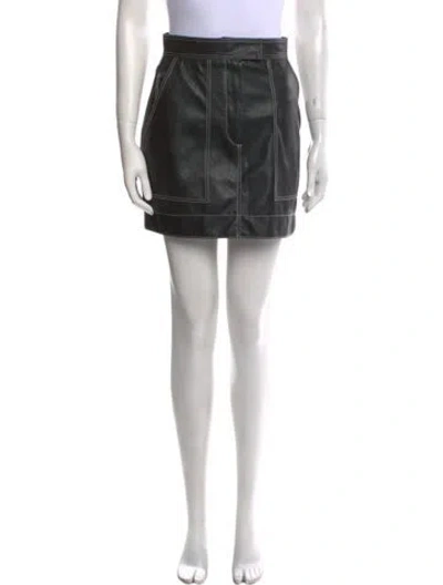 Pre-owned Lvir Mini Skirt In Black
