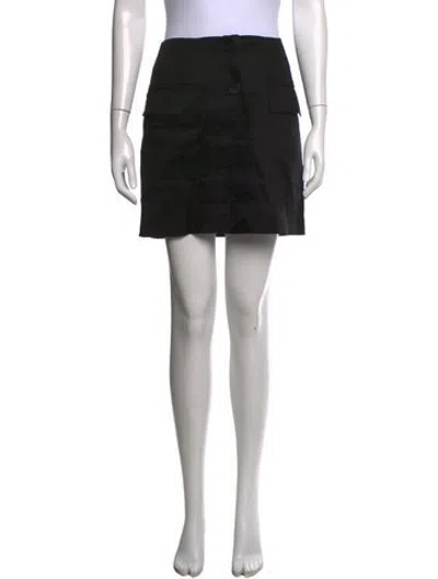 Pre-owned Lvir Mini Skirt In Black