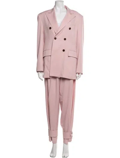Pre-owned Lvir Pantsuit In Pink