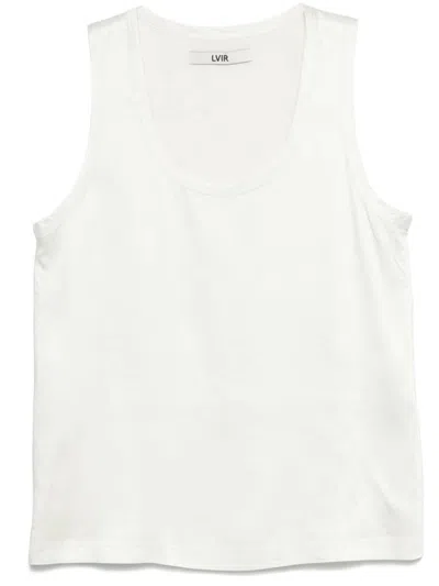 Lvir Satin Top In White