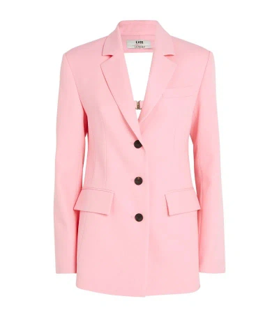 Lvir Single-breasted Blazer In Pink