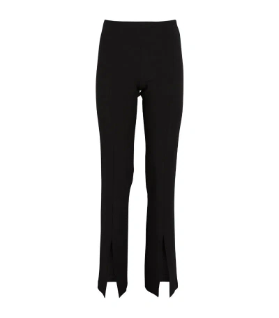 Lvir Split-detail Tailored Trousers In Black