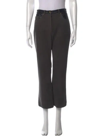 Pre-owned Lvir Straight Leg Pants In Grey
