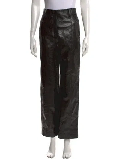 Pre-owned Lvir Wide Leg Pants In Black