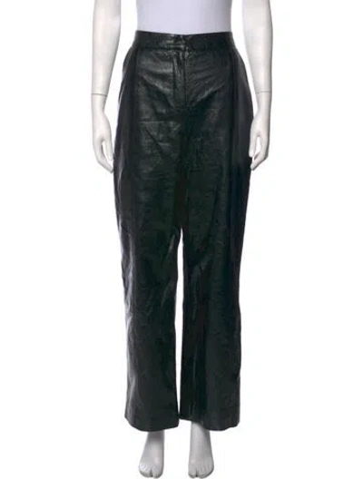 Pre-owned Lvir Wide Leg Pants In Black
