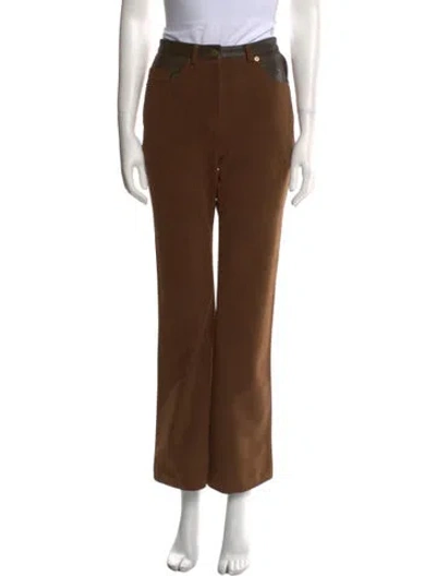 Pre-owned Lvir Wide Leg Pants In Brown