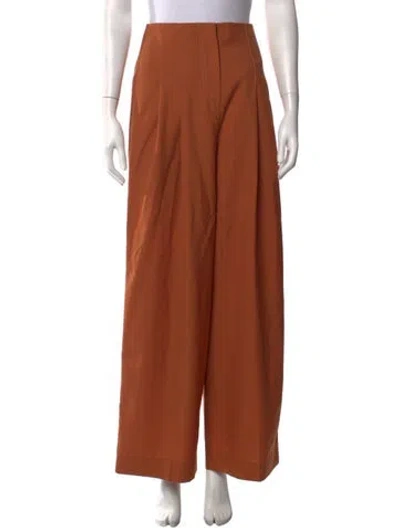 Pre-owned Lvir Wide Leg Pants In Brown