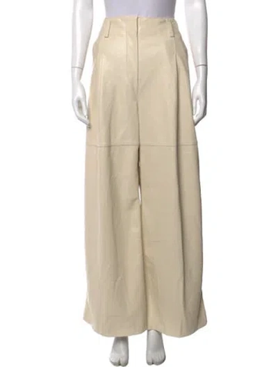 Pre-owned Lvir Wide Leg Pants In Neutrals