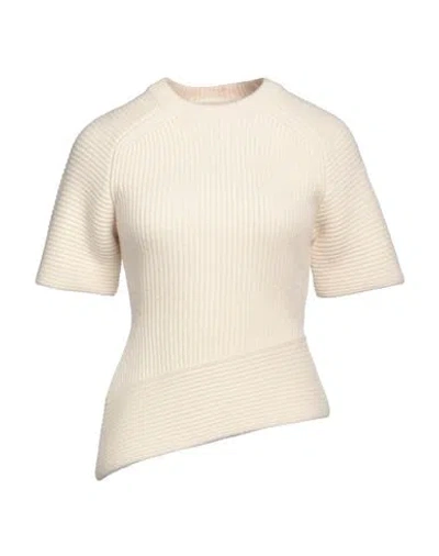 Lvir Woman Sweater Ivory Size S Geelong Wool In Neutral