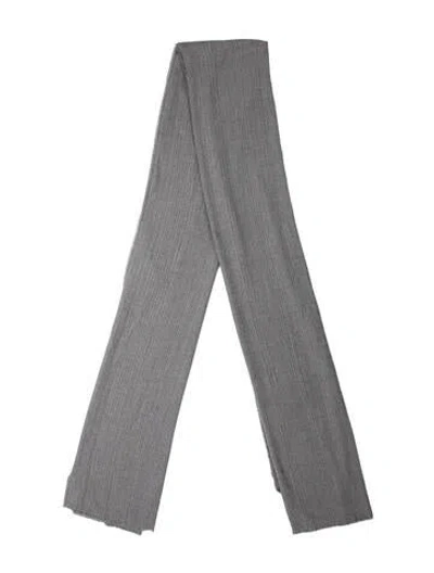 Pre-owned Lvir Wool Shawl In Gray