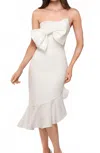 Lwd By Anne Barge Stand By Me Dress In Silk White In White